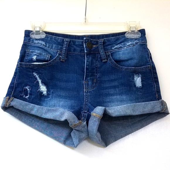 SO Pants - SO High Rise Distressed Shorts